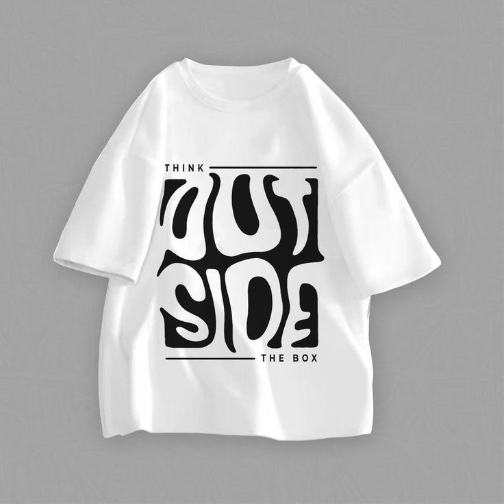 NOYZ Typographic Oversized Tee back view